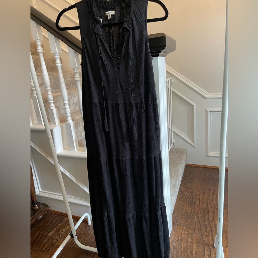 NWOT- Max Studio Black Maxi Dress